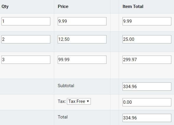 Do Calculations On Multiple Form Fields - jQuery jAutoCalc