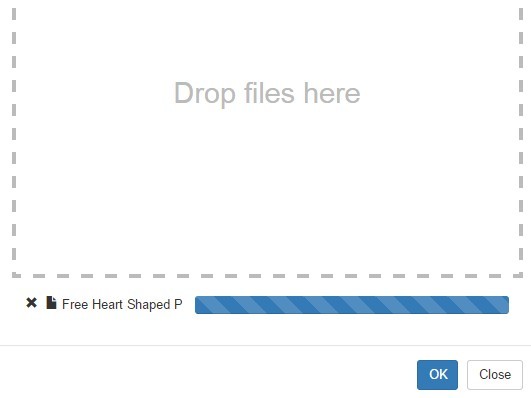 Drag & Drop File Upload Dialog with jQuery and Bootstrap