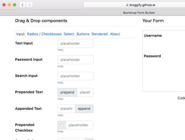 Form builder bootstrap 4 Form builder bootstrap 4