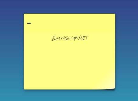 Draggable Sticky Note Plugin With jQuery - Tellis-StickyNote
