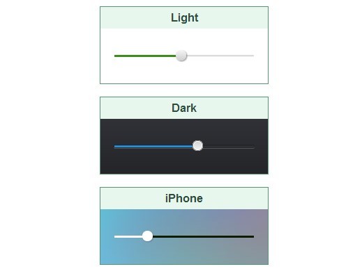Easily Stylable jQuery Range Slider Plugin
