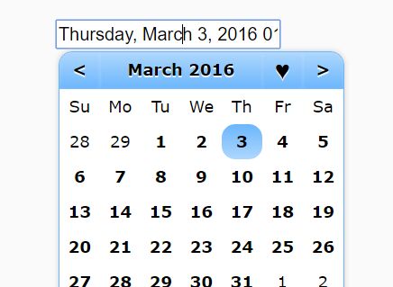 Easy Customizable Date And Time Picker Plugin For jQuery - jSunPicker