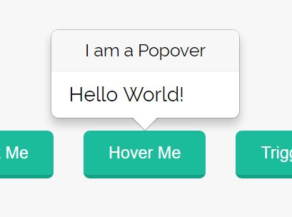 Easy Customizable jQuery Popover Plugin - Popover.js