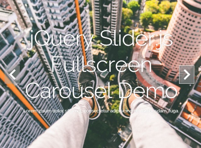 Easy Fullscreen Carousel Slider Plugin For jQuery - slider.js