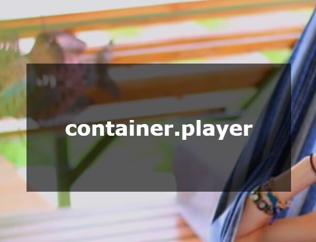 Easy HTML5 & Youtube Video Background Plugin - container.player