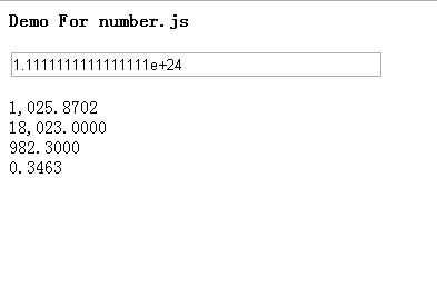 Easy Number Formatting Plugin with jQuery - number