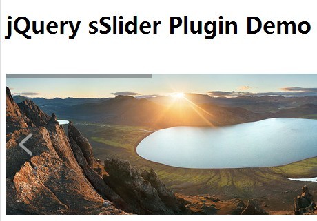 Easy Responsive jQuery Image Slider Plugin - sSlider