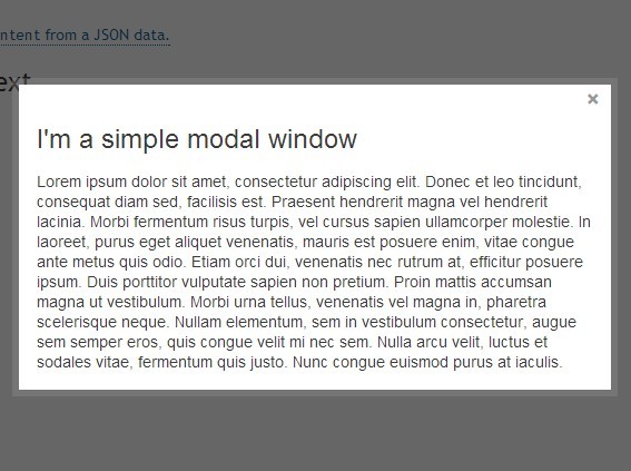 Easy Semantic Modal Window Plugin For jQuery - semanticwp