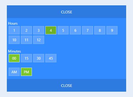 Easy User-friendly Time Picker Plugin - jQuery timebox