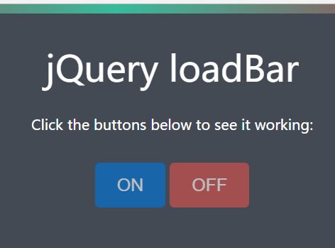 Easy Top Loading Bar Plugin For jQuery - loadBar