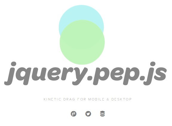 Easy and Touch-enabled jQuery Draggable Obeject Plugin - pep.js