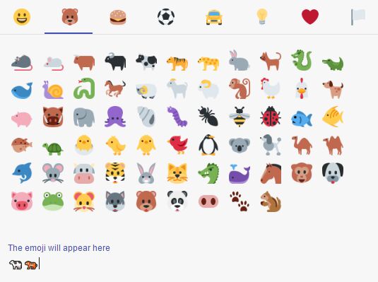 Easy iFrame-based Twitter Emoji Picker Plugin For jQuery - Emoojis