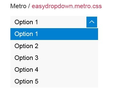 Easy jQuery Based Drop Down Builder - EasyDropDown