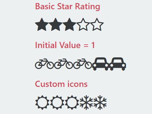 Easy jQuery Rating Widget With Font Awesome Icons - MagicRating