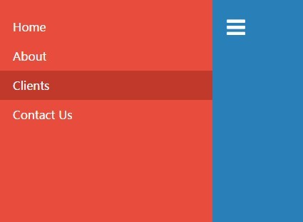 Elastic Off-canvas Navigation with jQuery and CSS3