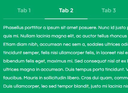 Elegant Animated Tabs Plugin For jQuery - colorfulTab | Free jQuery Plugins