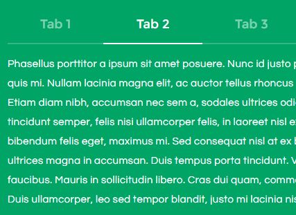 Elegant Animated Tabs Plugin For jQuery - colorfulTab