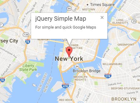 Embed Custom Google Maps Made Easy With jQuery - Simple Maps