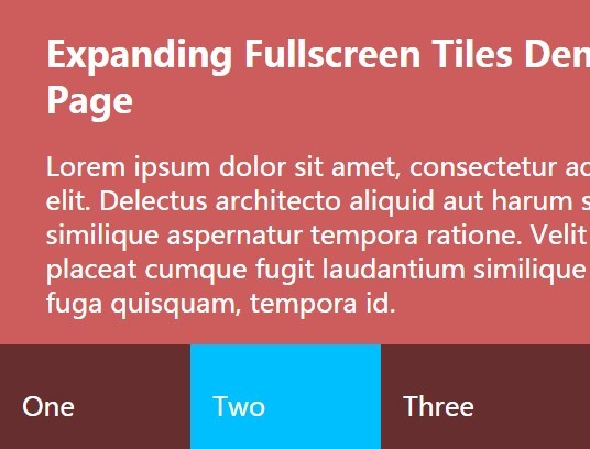 Expanding Fullscreen Tiles with jQuery and CSS3