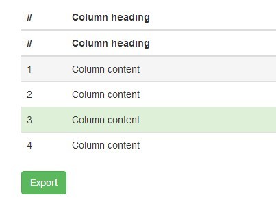 Export Html Table To Excel Spreadsheet using jQuery - table2excel