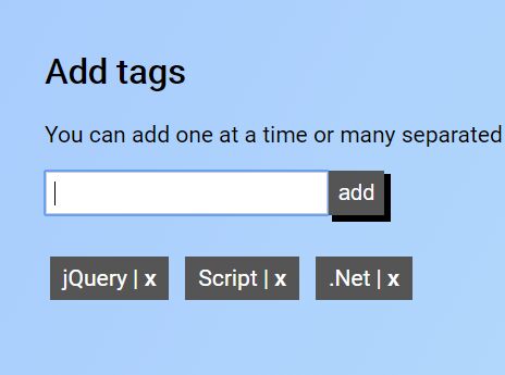 Minimal Tags/Tokens Input Plugin For jQuery - FancyMe Tags