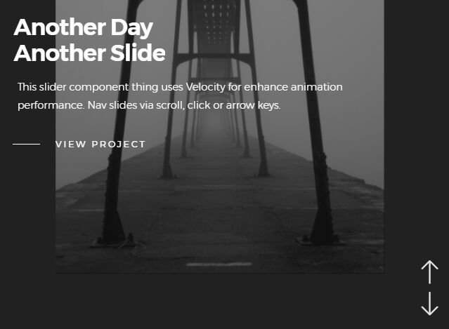 Fashion Interactive Slider With jQuery And Velocity - Velo Slider