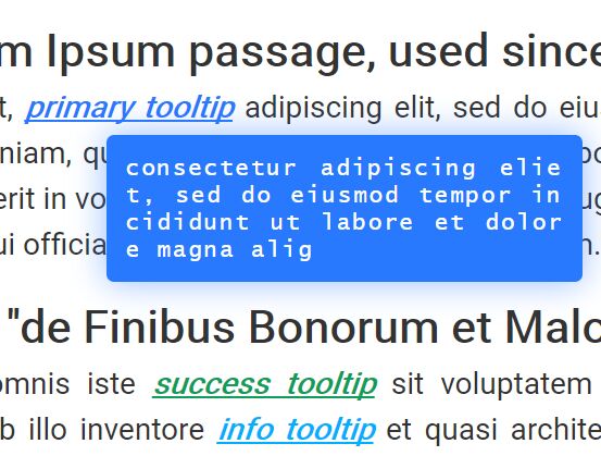 Minimal Fast jQuery HTML5 Tooltip Plugin