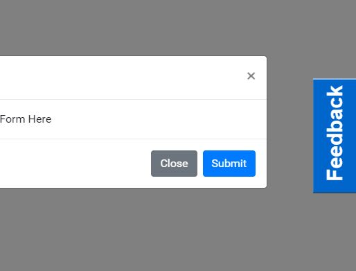 Feedback Modal Plugin With jQuery And Bootstrap 4 - feedback_widget