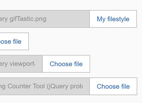 Simple Clean File Input Replacemenet  - jQuery Filestyle