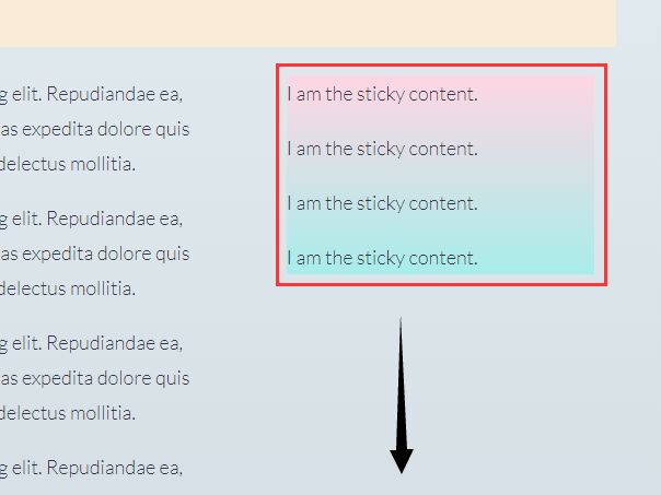 Fix Element Within Parent Container On Scroll - sticky.jquery.js