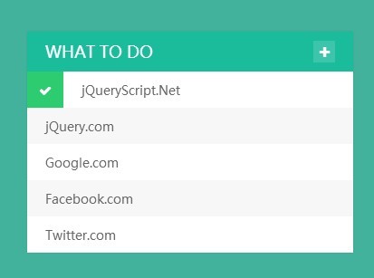 Flat Animated To-do List with jQuery and  | Free jQuery Plugins