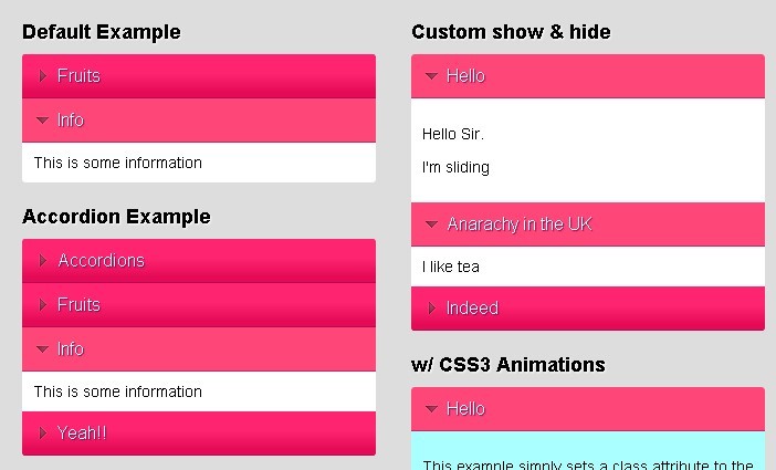 Flexible Content Expanding and Collapsing Plugin - jQuery Collapse