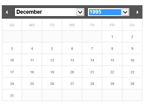 Flexible and Multi-Language jQuery Calendar & Datepicker Plugin - Ion.Calendar