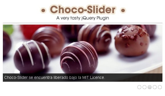 Flexible and Simple jQuery Slidshow Plugin - Choco Slider