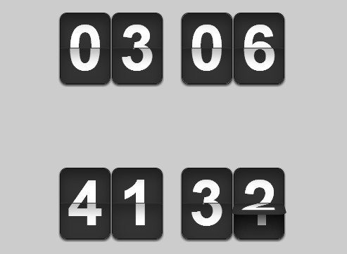 flipclock countdown example