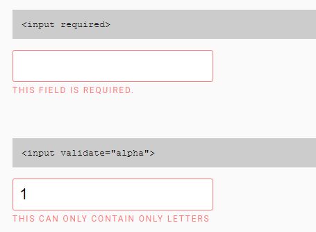 Minimal Form Field Validation Plugin For jQuery - Validin