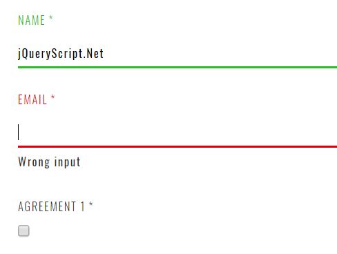 Versatile Form Validation And AJAX Submit Plugin - jQuery VaSe