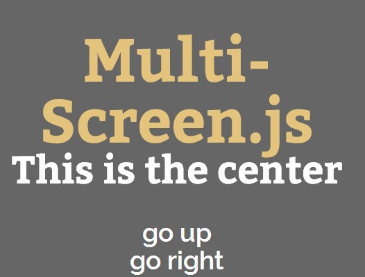 Full Page Slide Transitions with jQuery Multi-Screen.js Plugin