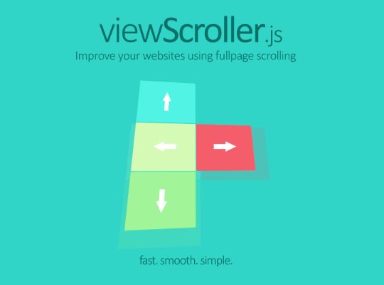 Full-featured One Page Scroll Plugin With jQuery - viewScroller.js