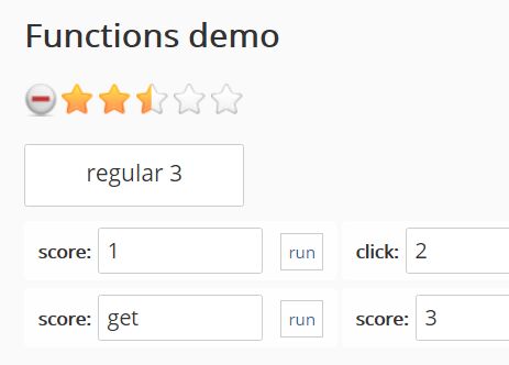 Simple Star Rating Input Plugin - jQuery rating.js