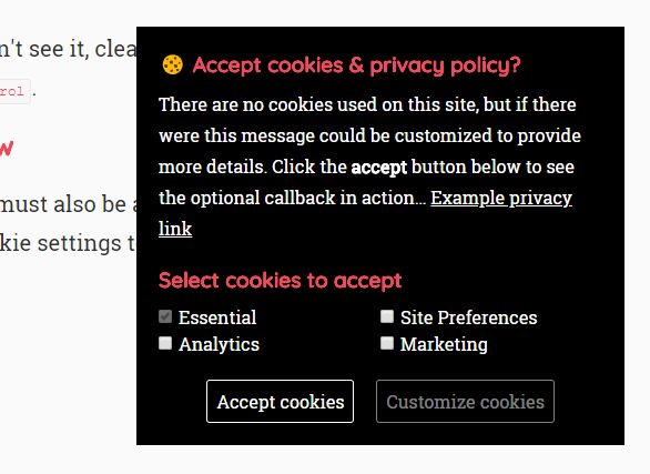GDPR Cookie Compliance Plugin With jQuery - gdpr-cookie