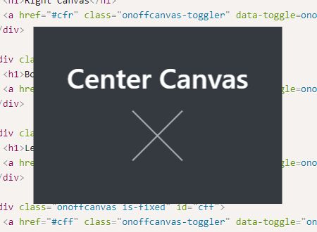Generic Off-canvas Plugin For jQuery - OnoffCanvas