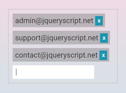 Gmail-style Email Address Input Plugin - jQuery GmailTagsInput