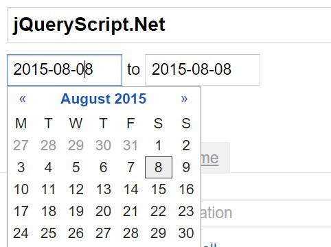 Google Calendar-style Datetime Range Picker Plugin - Calendrical