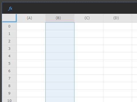 Google Sheets Style Feature Rich jQuery Spreadsheet Plugin - ipgrid