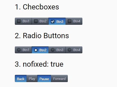 Bootstrap 3 radio group