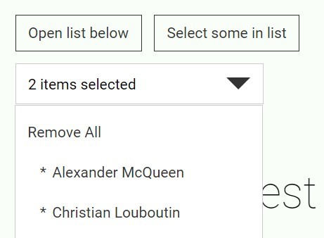 HTML List Based Multiple Select Plugin with jQuery - Rekaf