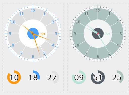 HTML5 Analog / Digital Clock Plugin With jQuery - Clock.js