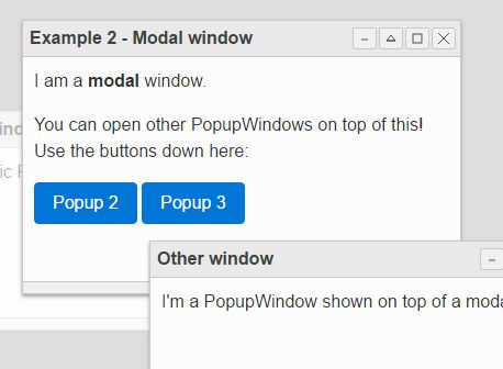 Highly Customizable jQuery Popup Window Plugin - popupWindow.js