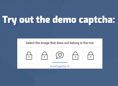 Anti-Bot Icon Captcha Plugin With jQuery And PHP - IconCaptcha